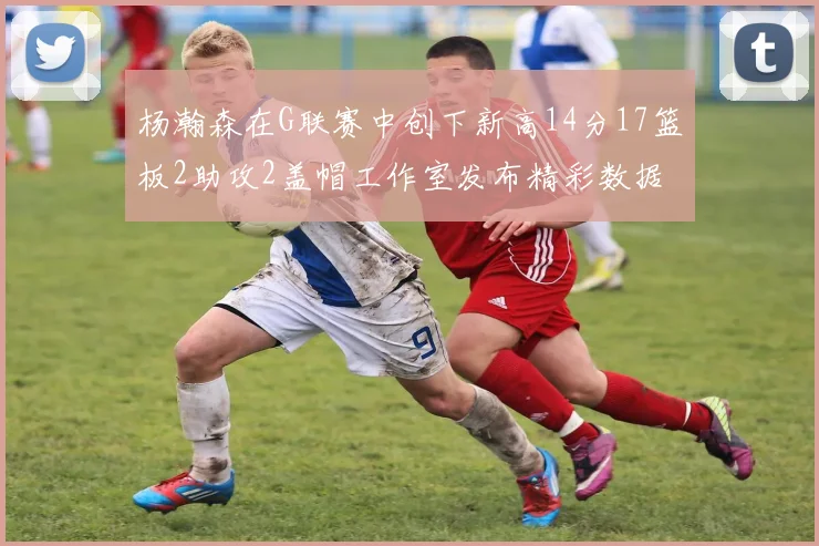 杨瀚森在G联赛中创下新高14分17篮板2助攻2盖帽工作室发布精彩数据海报